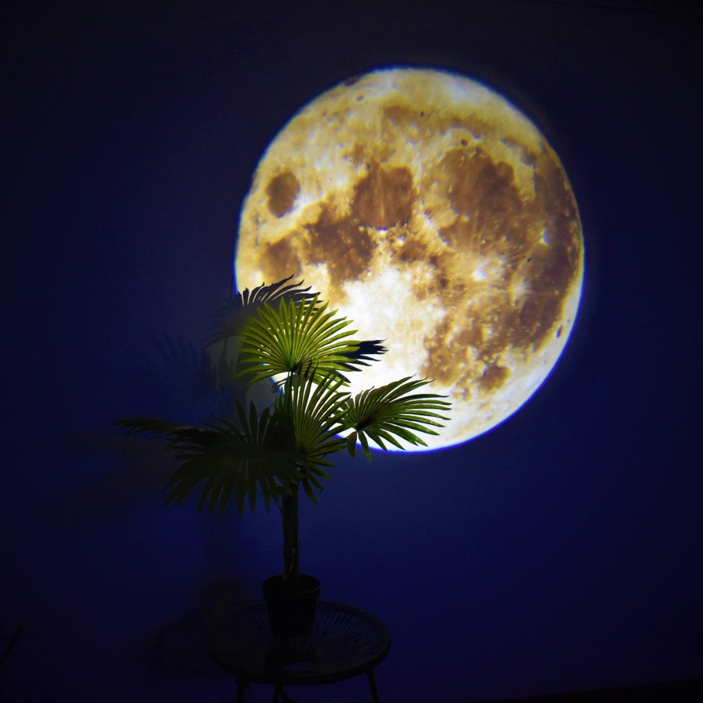 MoonSphere - Maan Aarde Projector met LED-lamp en roterende projectie