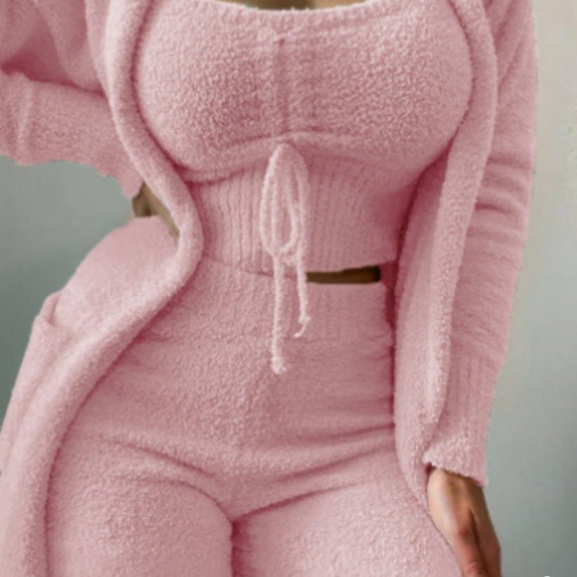 Luisa - Ontspan in stijl met deze comfortabele 3-delige fleece set