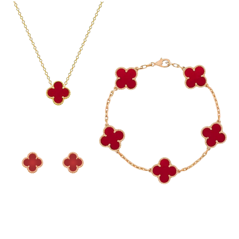 Sofia – Sieradenset met Bloemendesign en Subtiele Eleganties