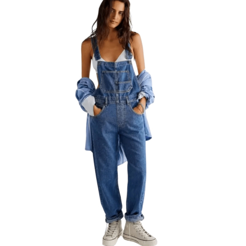 Diana - Classic Jumpsuit met Veilige Zakken en Verstelbare Bandjes