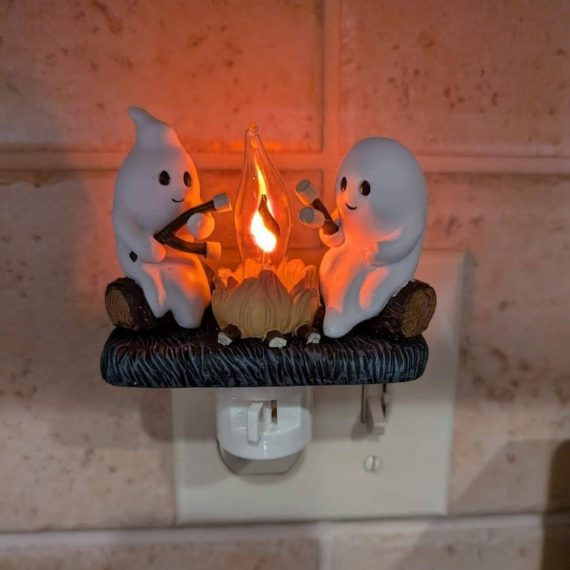 AuraGlow – Modren Spook wandlamp met flikkerende ledlampjes