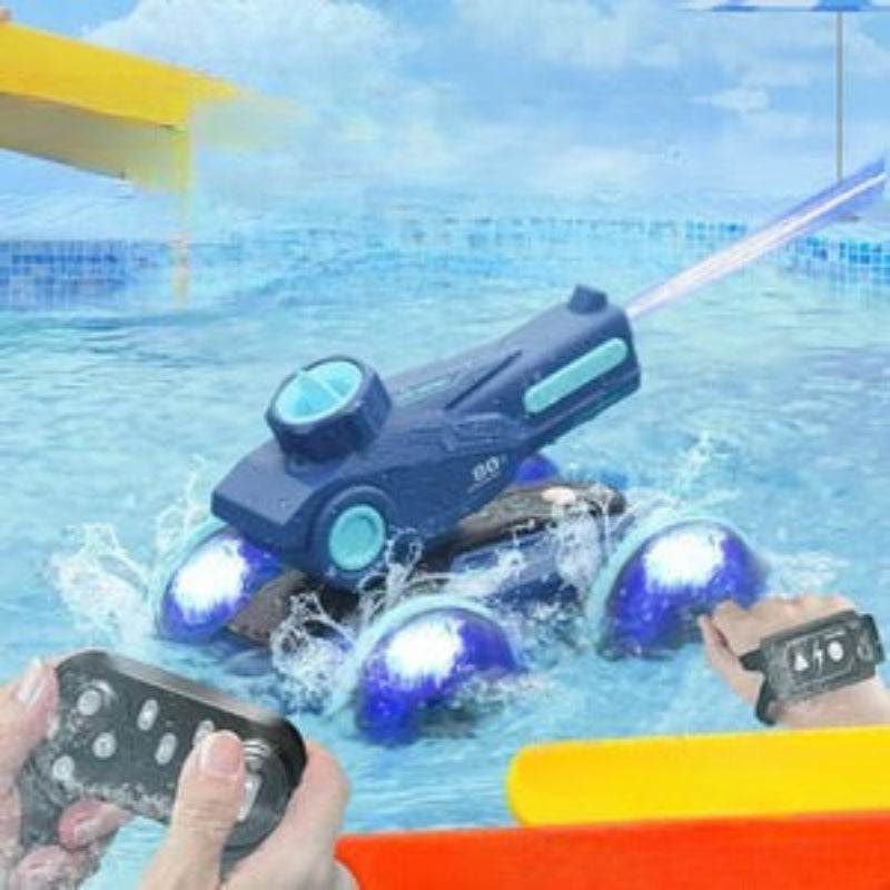 AquaRacer - Oplaadbare Waterdichte Auto met Spraypistool en Afstandsbediening
