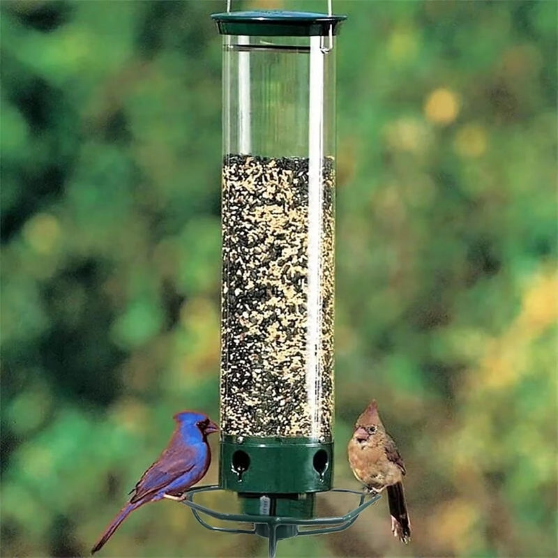 SeedSafe – Roterende Vogelvoeder met Eekhoornbestendig Zitstok en 5 lb Capaciteit