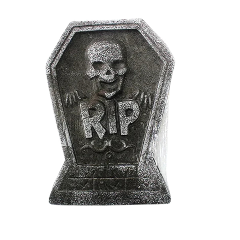 GraveGlow – Schuimrubberen Grafsteen Decoratie met Verweerde Stenen Look voor Halloween