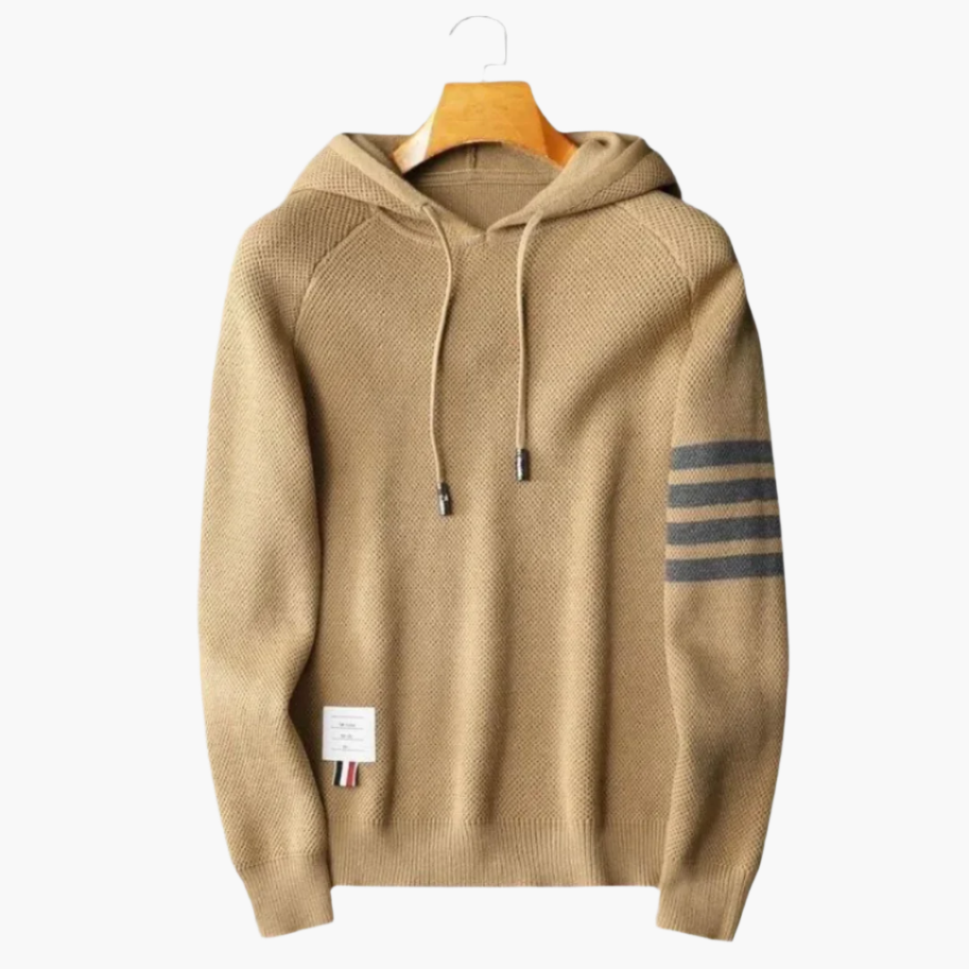 Emery - Knusse Hoodie met verstelbare capuchon met trekkoord en geribde manchetten