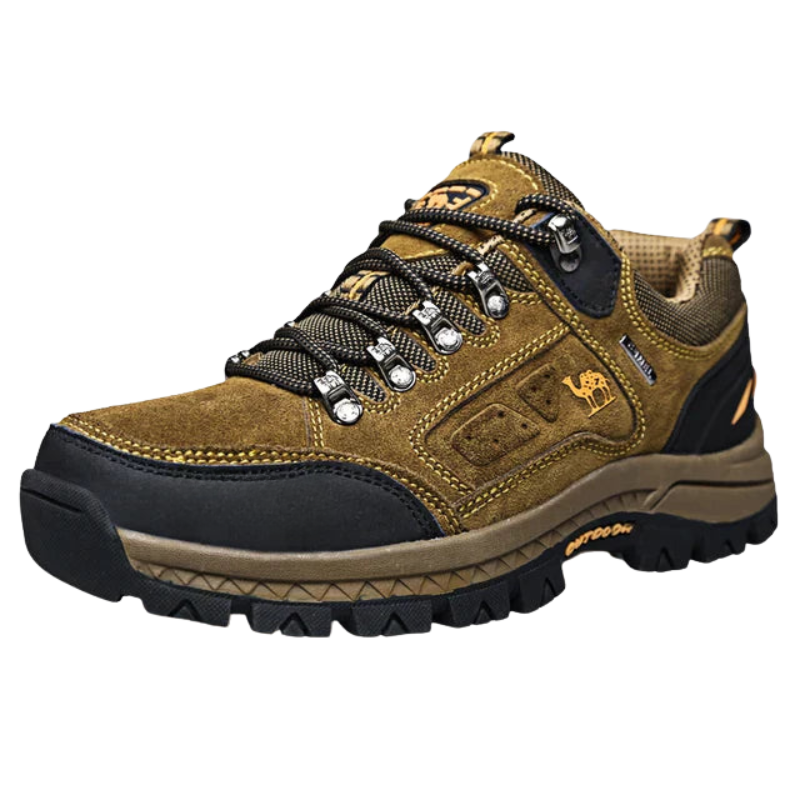 Anton – Microfiber Wandelboots met Stevig Profiel en Verstevigde Voetboogsteun