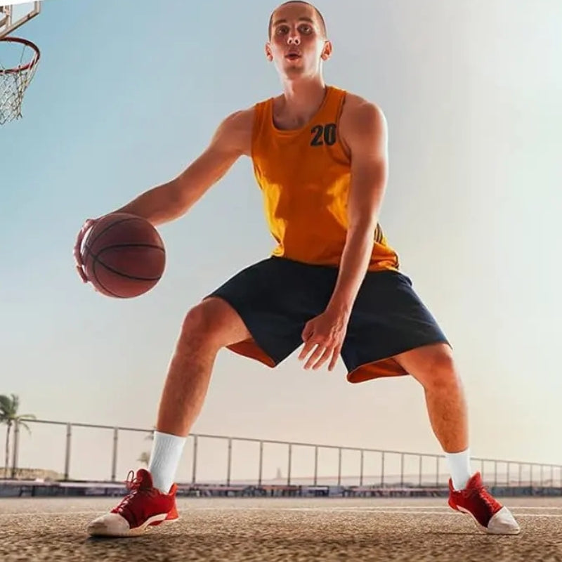 StretchLine - 6 Stuks Kniehoge Sokken Set met Elastische Boord en Naadloze Teen