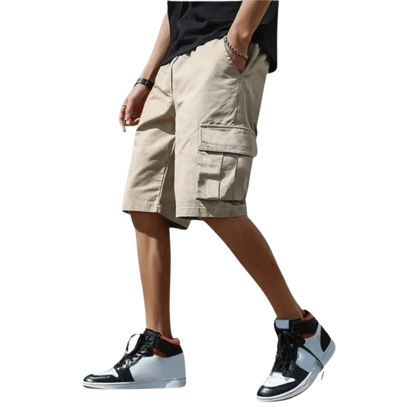 Lucas – Moderne Cargo Shorts met Meerdere Zakken en Verstelbare Pasvorm
