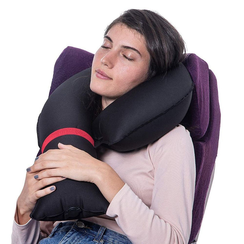 NeckEase -  Aanpasbaar nekkussen voor stressvrij reizen