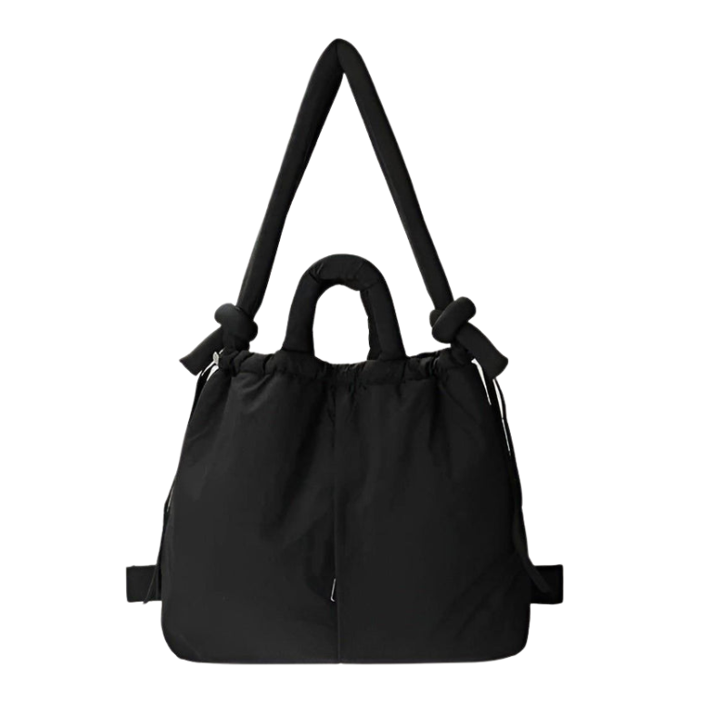 Aurora – Puffer Handtas met Gewatteerd Nylon en Grote Inhoud