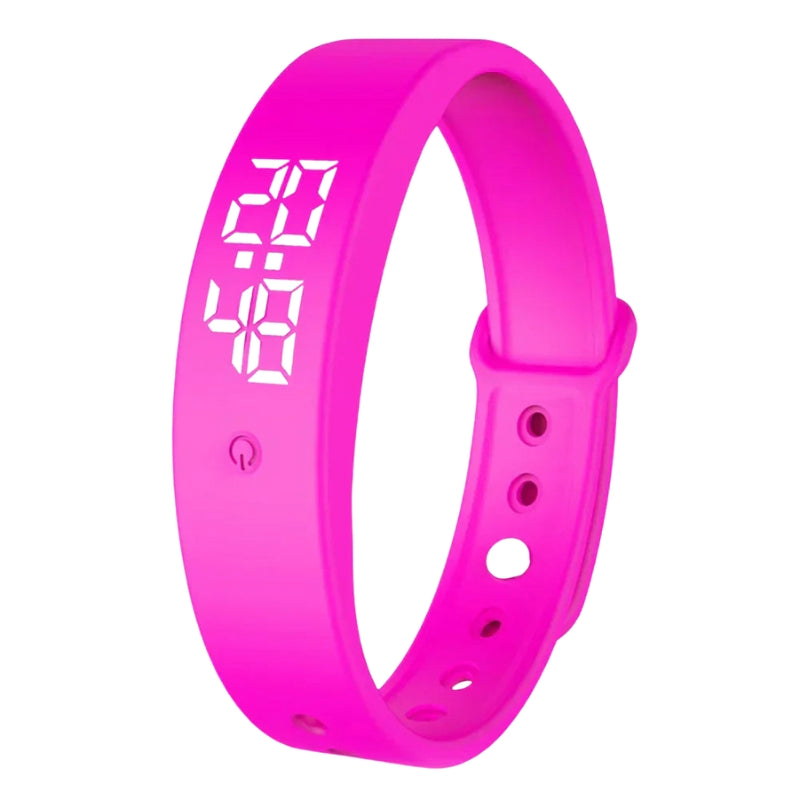 PulseTrack – Smartwatch met Trilalarmen en Helder LED Display