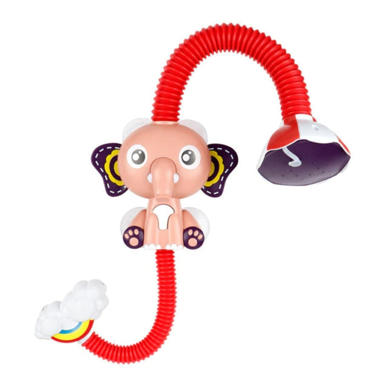 AquaEllo – Olifant babyshowersproeier met zachte waterstraal en zuigvoet