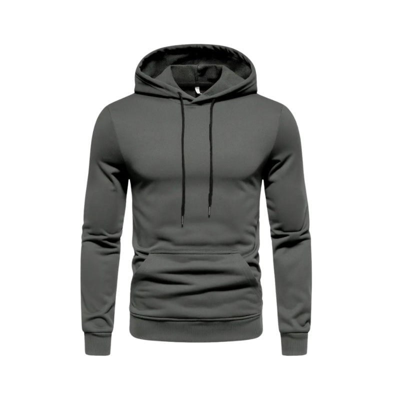 Benjamin – Hoodie met lange mouwen en kangaroozak aan de voorkant