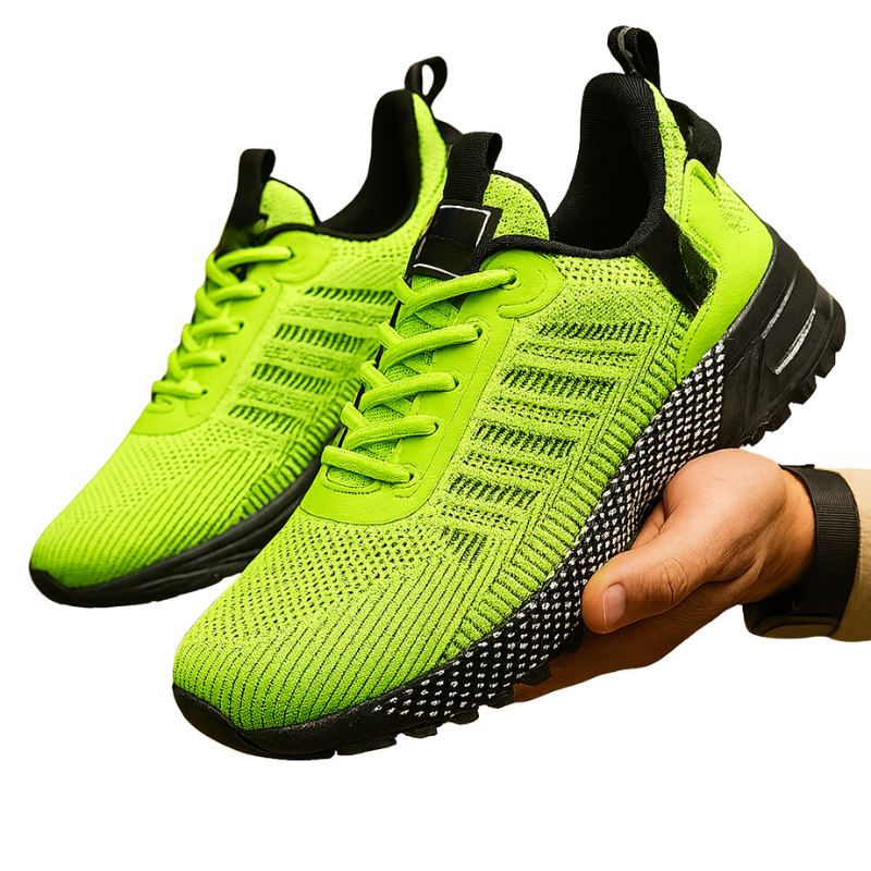 William – Mesh veterschoenen voor hardlopen met antislip zool