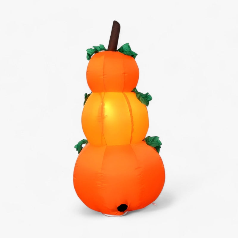 HauntGlow - Opblaasbare Pompoen Decoratie met LED Verlichting voor Halloween