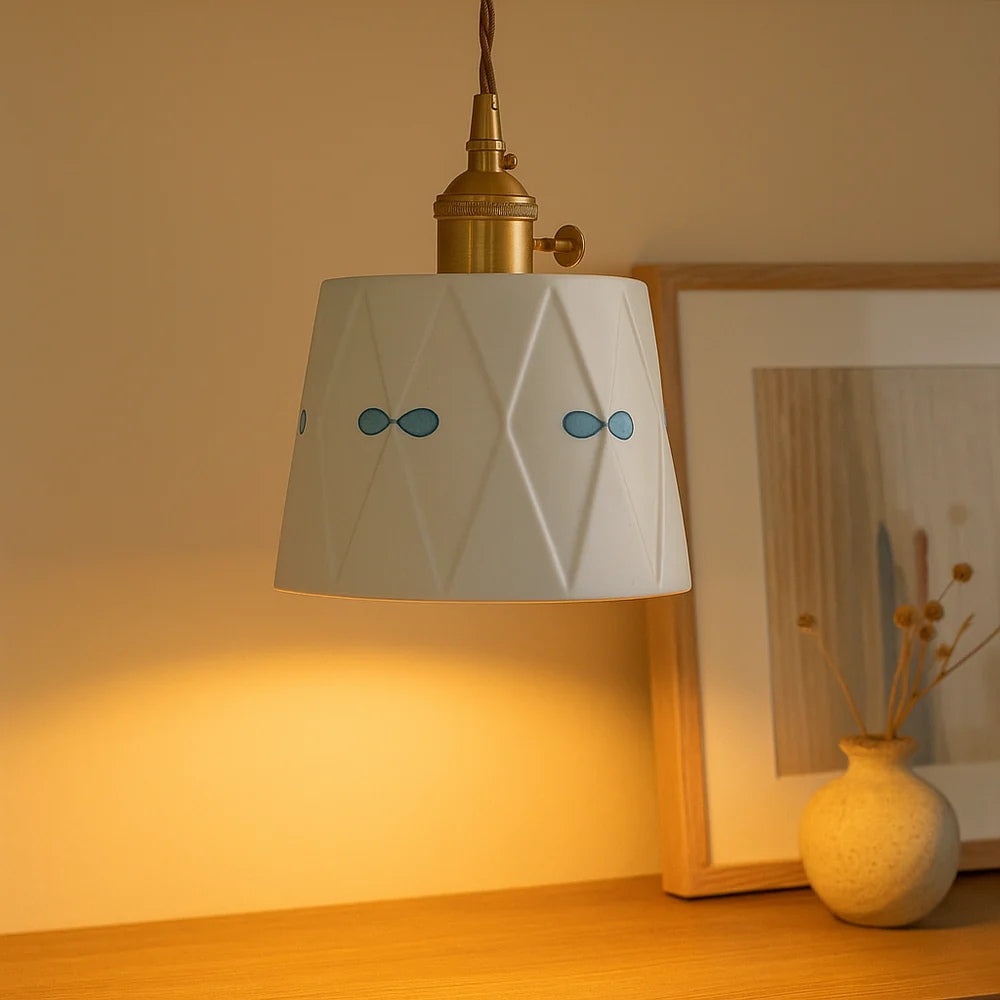 GlowVesta – Hanglamp met gebeeldhouwde koepel en sfeervolle gloed
