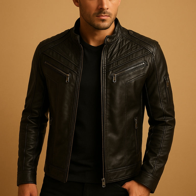 Derrick - Jas met Lange Mouwen Ritssluiting en Zakdetails