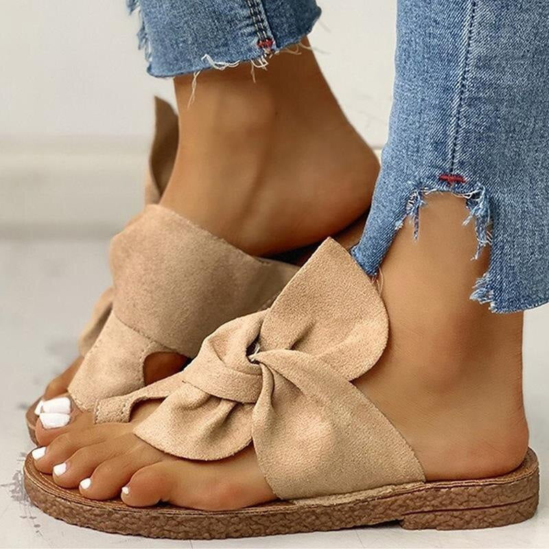 Bella - Orthopedische sandalen met elegant strikdetail