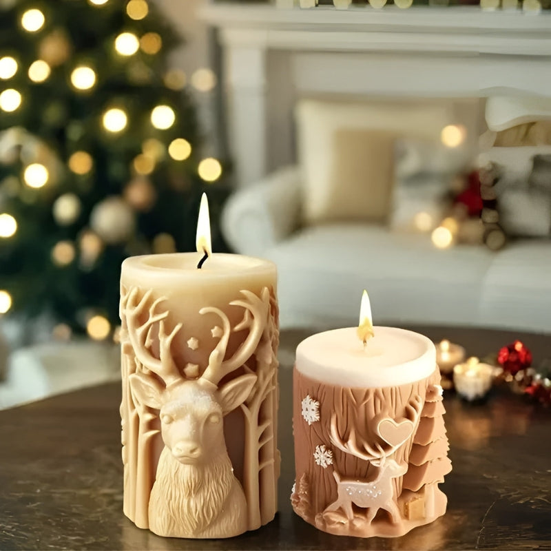 FestiveForm – 3D Kerstfiguren met Creatieve Ontwerpen voor Feestelijke Decoratie