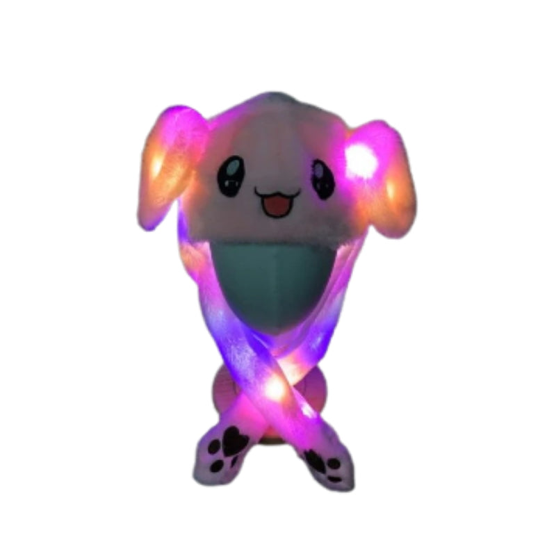 BunnyGlow - Bunny Hoed met Beweegbare Oren en LED Lichten