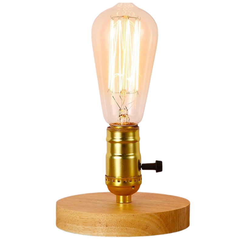 OakCraft – Houten LED Tafellamp