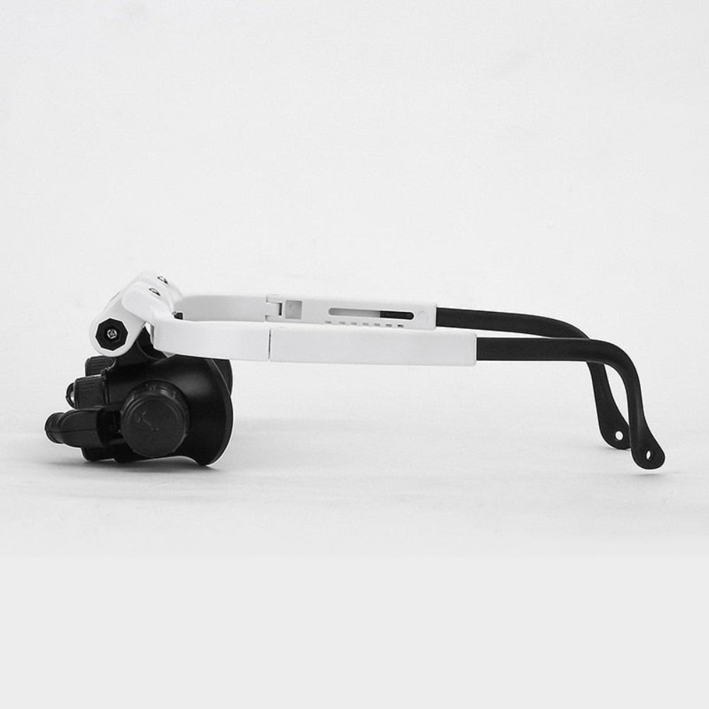 FocusGlide - LED precisie werkbril met verstelbare lenzen en ingebouwde verlichting