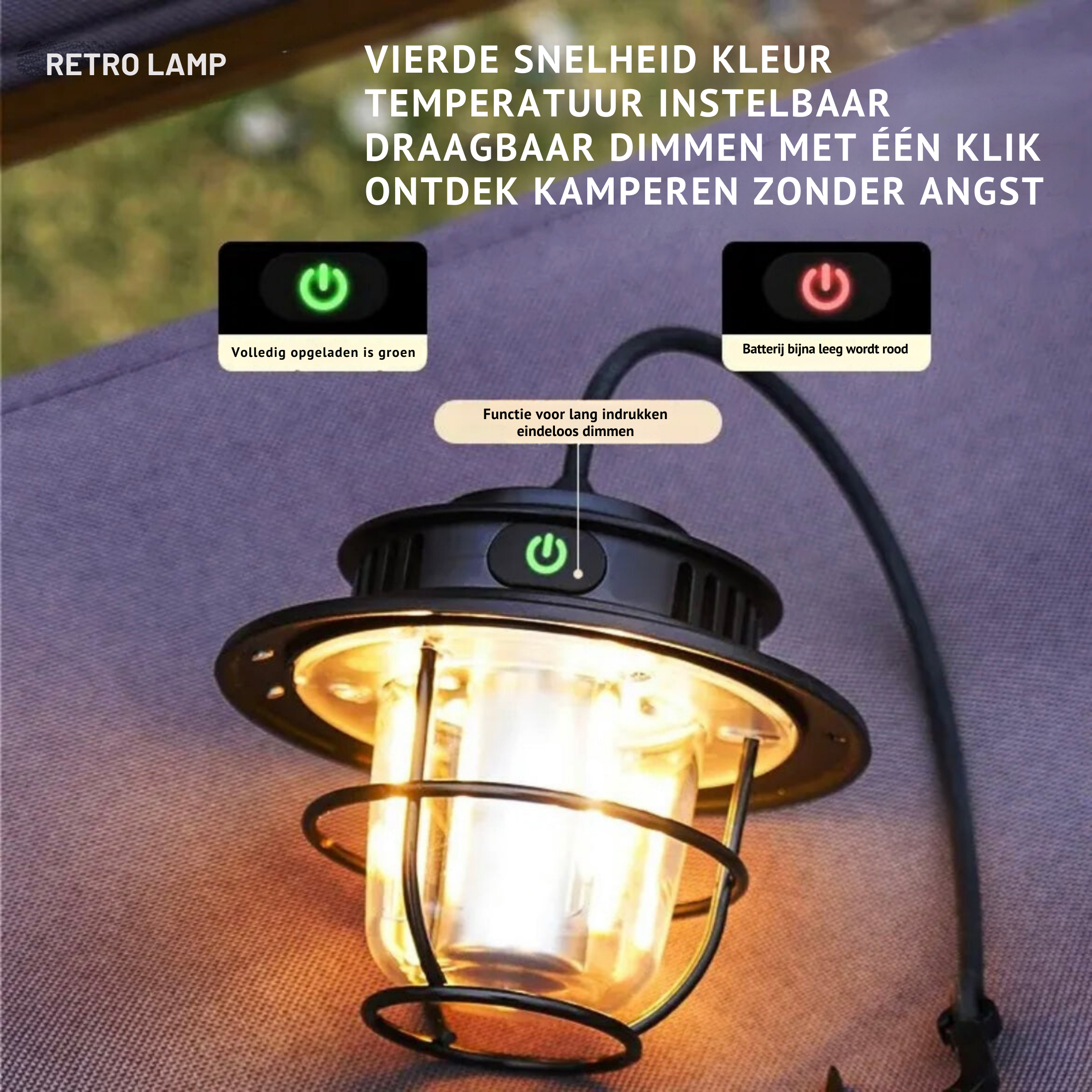 RetroLamp™ - Draagbare Led Lamp