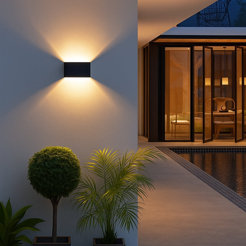 LumiGlow – LED Buiten Wandlamp met Op en Neerwaartse Verlichting