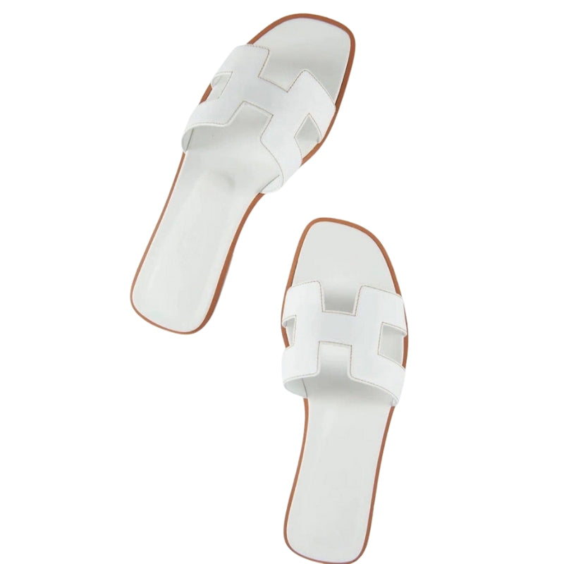 Jasmine - Open Teen Pantoffels met Uitgesneden Ontwerp