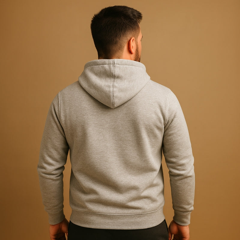 Jason - Lange Mouw Hoodie met Verstelbare Kap en Meerdere Zakjes