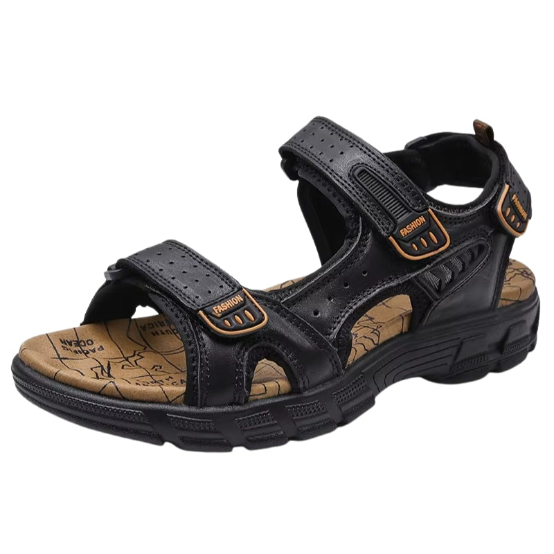 Matthew - Moderne Sandalen met Open Teen en Verstelbare klittenbandsluitingen