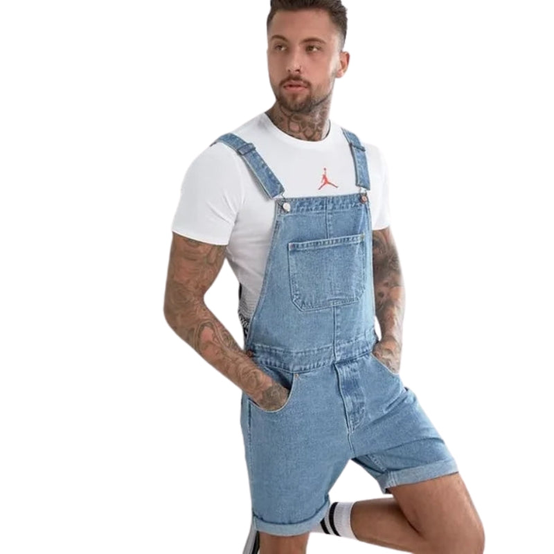 Lucas – Casual Overalls met Verstelbare Bandjes en Zakjes