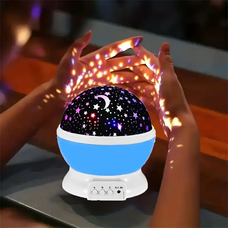 StellaGlow – Sterrenprojector Nachtlamp met Maan en Kleuren Veranderend Licht