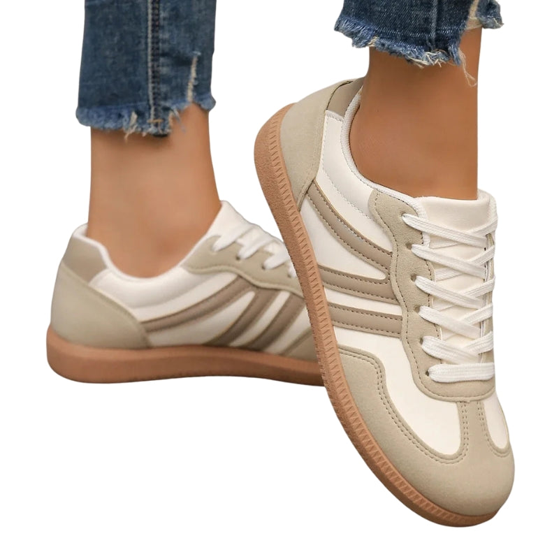 Maya – Vetersneakers met Luipaardprint en Ronde Teen