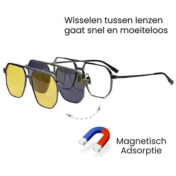 LensFlex™️ - Gepolariseerde Oogbescherming Zonnebril