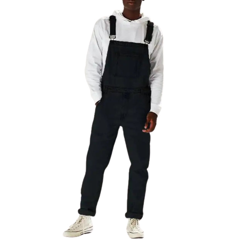 Anton - Relaxed Jumpsuit met Verstelbare Band en Zakjes
