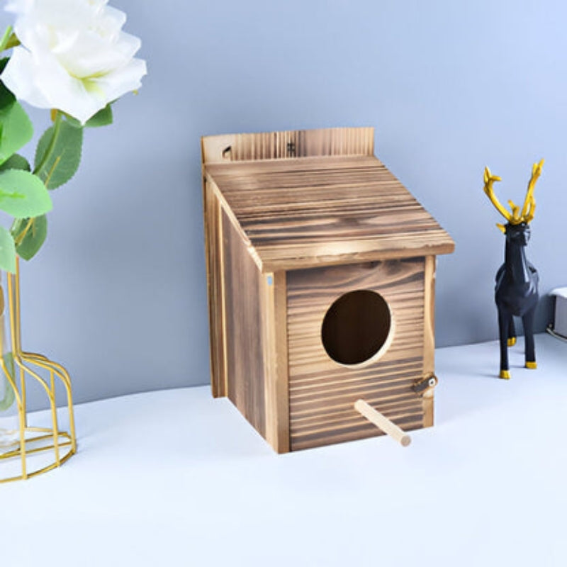 PerchBox – Doosvormig Vogelhuisje voor Tuin of Binnendecoratie