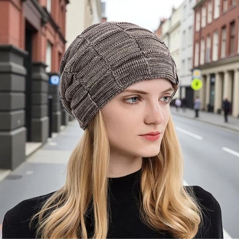 CozyFit - Muts met Ronde Geribbelde Randen en Opvouwbaar Ontwerp