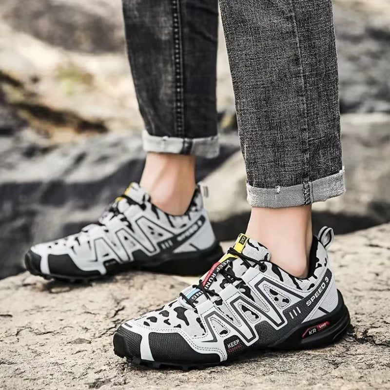 TrekMaster – Antislip Vetersneakermet Ronde Neus