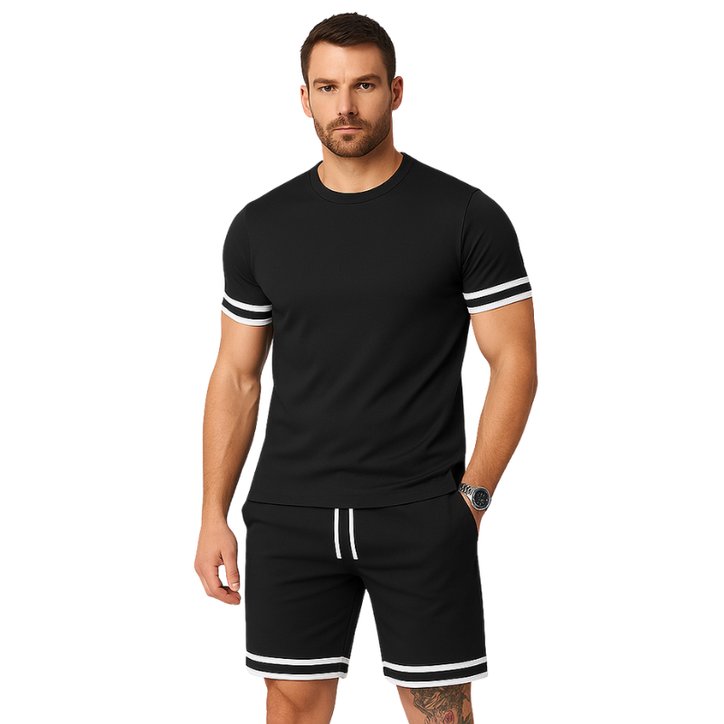 Albert – 2 Delige set met T-shirt met korte mouwen en korte broek