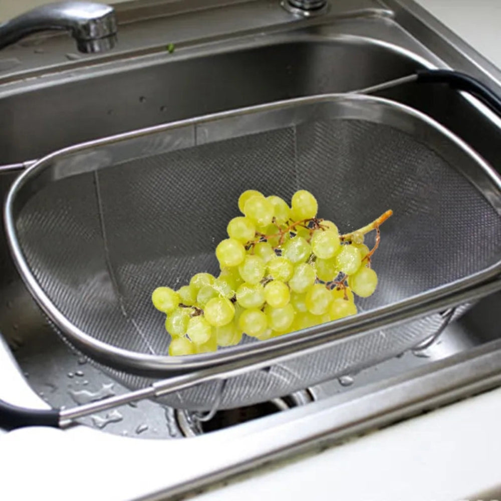 SinkEase – Verstelbare gootsteenafvoermand met uitbreidbare pasvorm en efficiënt waterstroomontwerp