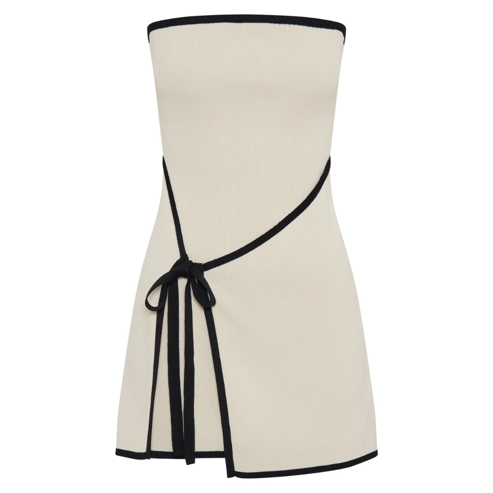 Siena – Strapless mini-jurk met tailleband en verstelbare pasvorm