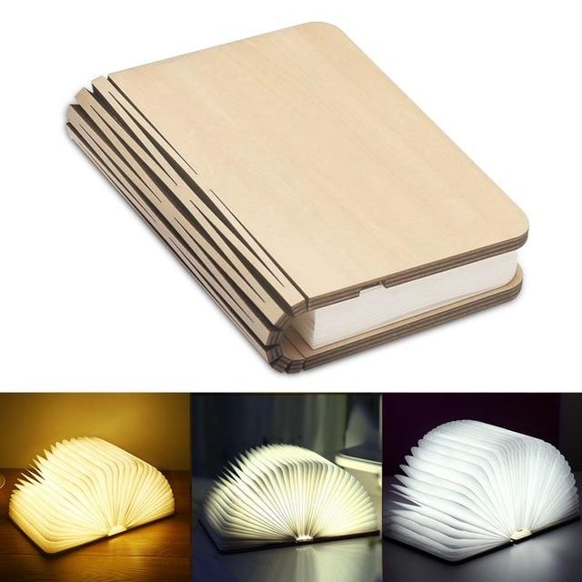 LumiBook - Boekvormige LED-lamp met oplaadbare batterij