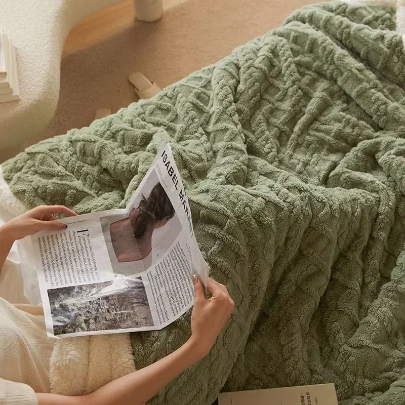 CozyNest – Dikke comfortdeken met zachte lagen en volledige warmte
