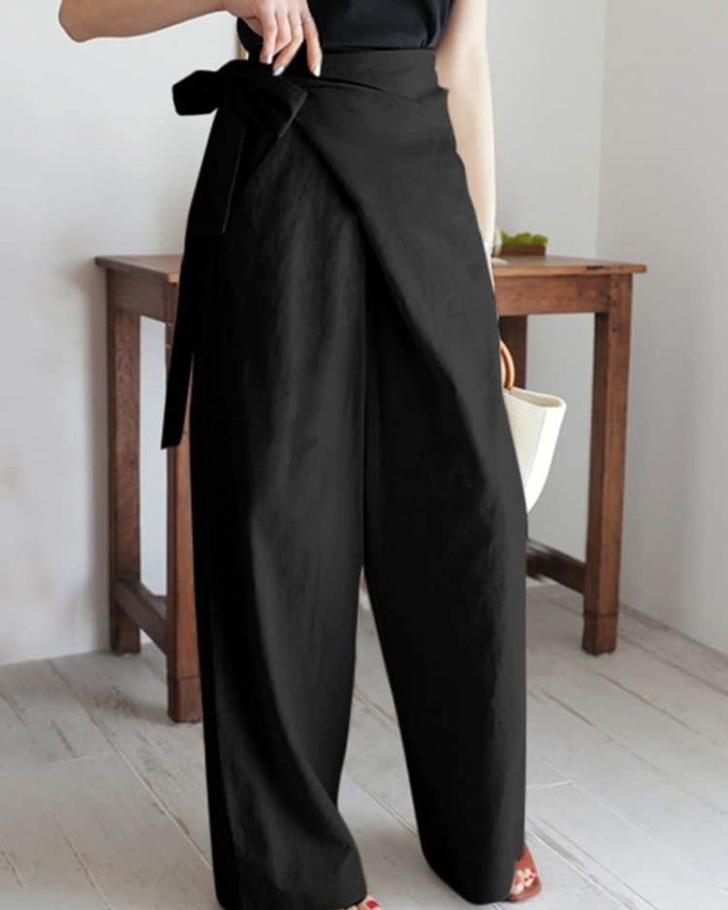 Eva - Stijlvolle broek met praktische zakken en vloeiende vorm
