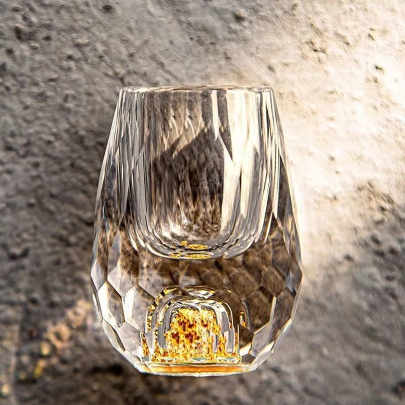 SipAura – Handgemaakt Kristallen Glas met Gouden Details
