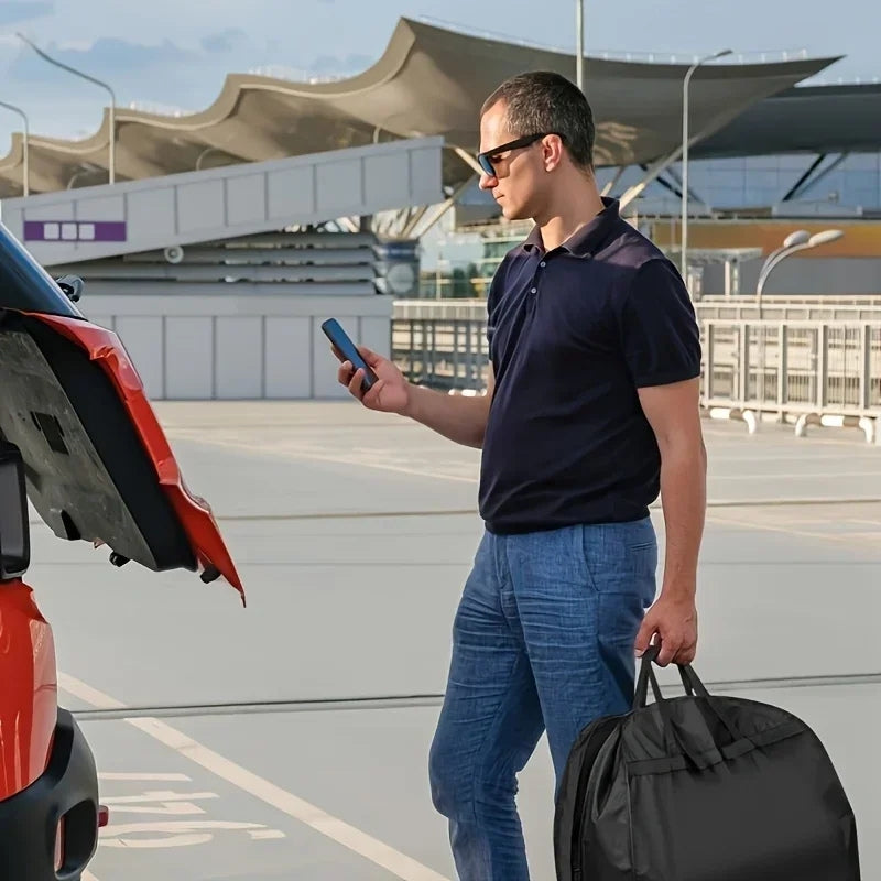 Frederik – Kledingtas met Meerdere Ritsvakken en Opvouwbaar Ontwerp