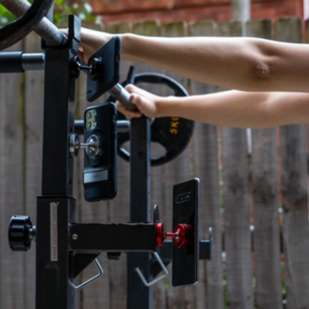 FitBuddy - Magnetische telefoonhouder met 360° rotatie voor training, auto en thuisgebruik