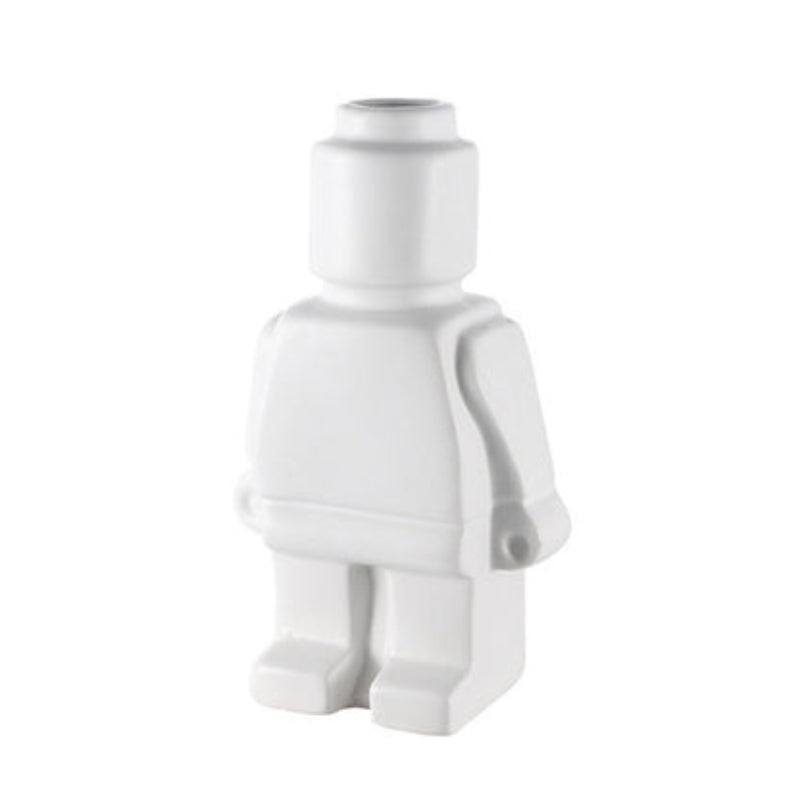 FormaBloom – Moderne decoratieve vaas met minimalistische Lego-stijl vorm voor droogboeketten