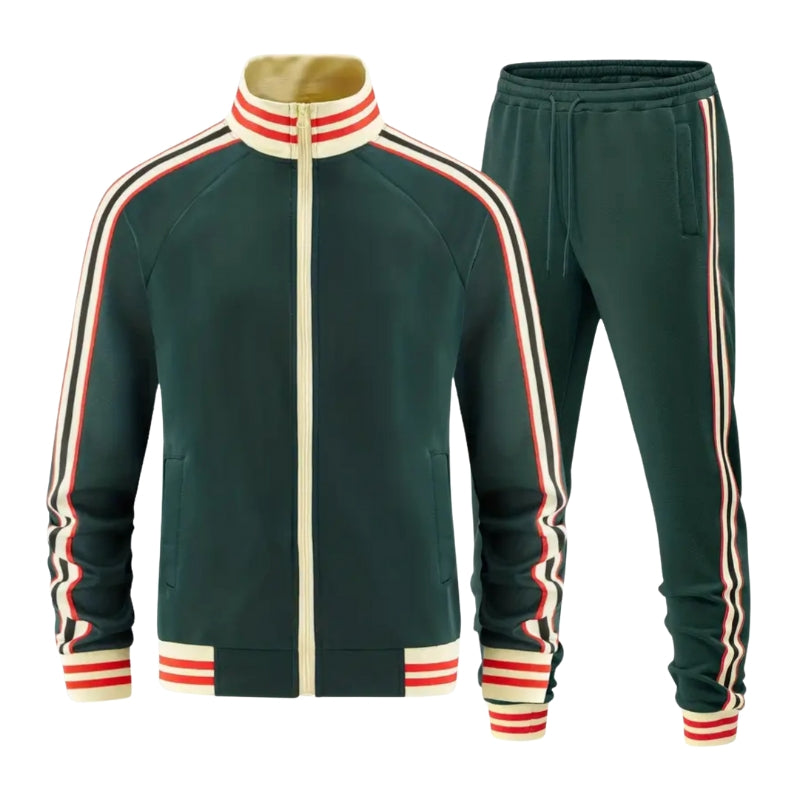 Mason – Gestreept Trainingspak met Sweatshirt met Rits